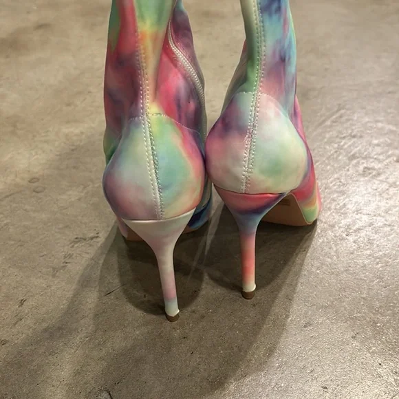 *NEW* CAPE ROBBIN Tie Dye Thigh-High Boots - Picture 3 of 5